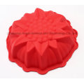 Holiday Tamanho Médio 3D Flor Silicone Muffin Baking Pan Sc55 (9 &quot;)